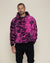 Classic Men's Fur Hoodie | Pink Raspberry Tiger