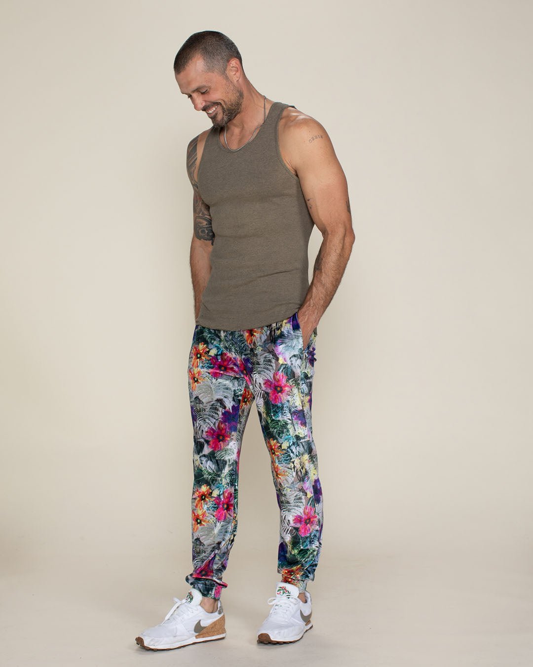 Safari Garden Velvet Jogger | Men's