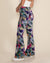 Women's Velvet Flare Pant | Safari Garden