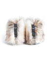 Tundra Wolf Faux Fur Slipper Bootie