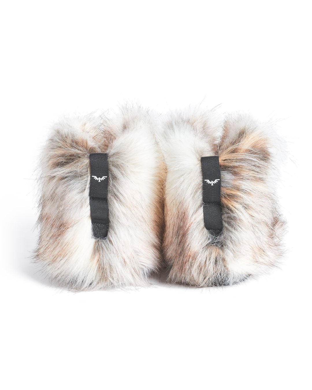 Tundra Wolf Faux Fur Slipper Bootie