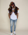 Parrot Collector Edition Hooded Faux Fur Shawl | Men's