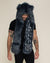 Moroccan Blue Wolf Collector Edition Faux Fur Hood | Men's