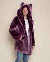 Classic Men's Faux Fur Coat | Lavender Wolf