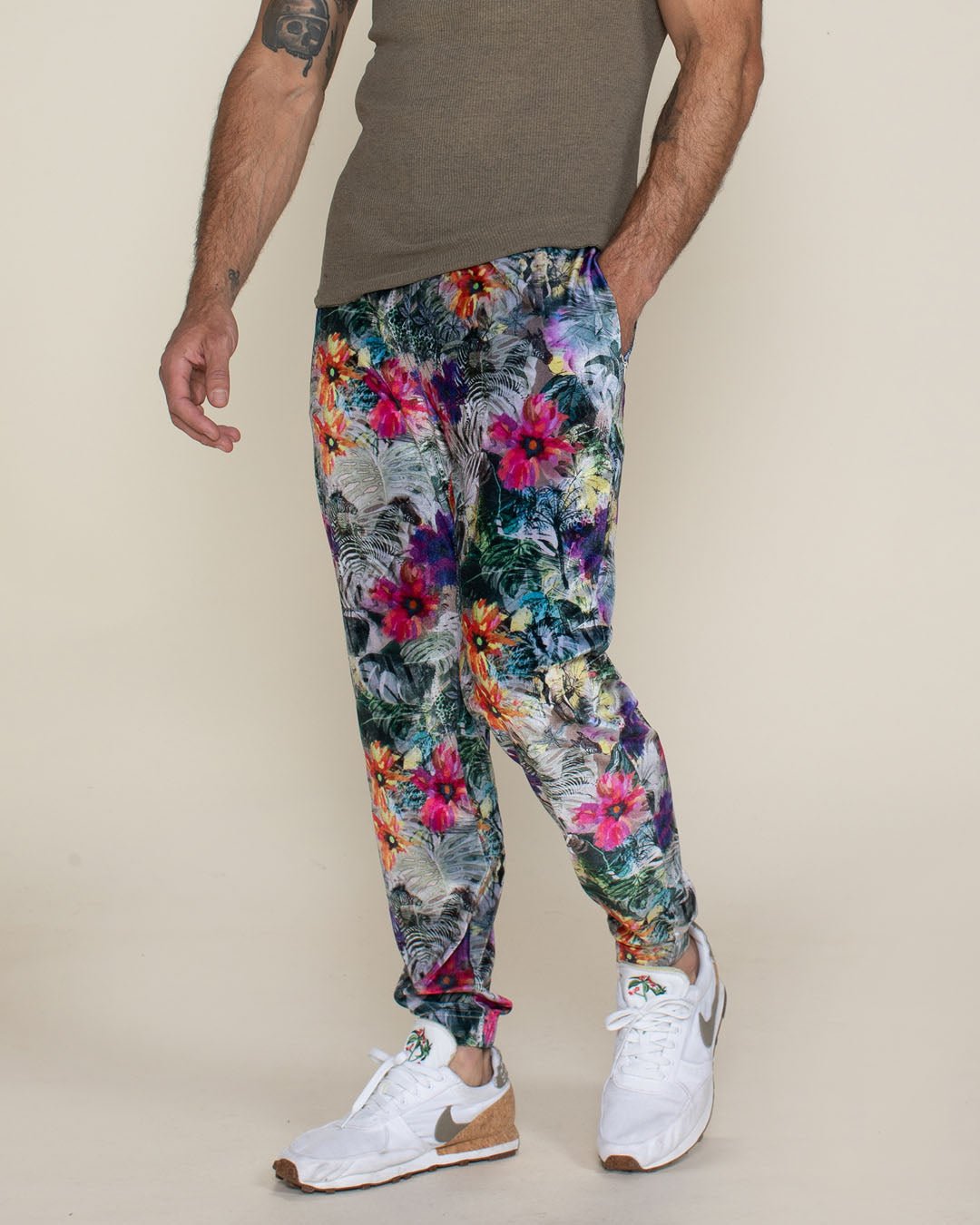 Safari Garden Velvet Jogger | Men's