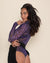 Women's Purple Mesh Bodysuit | Violet Panther