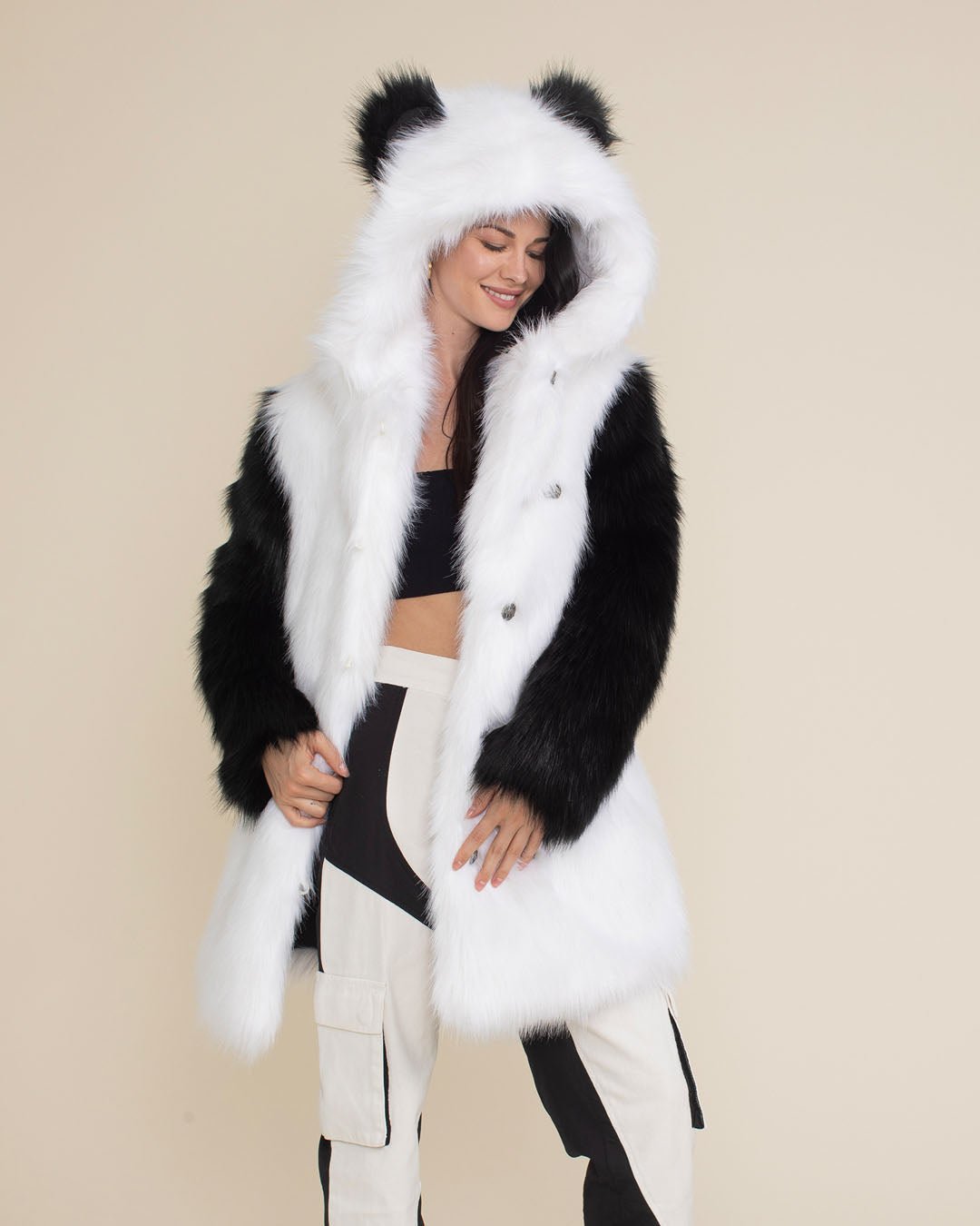 Panda Bear Classic Faux Fur Coat | Women&#39;s