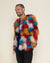 Men's Colorful Faux Fur Jacket | Butterfly