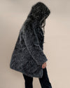 Hooded Women's Faux Fur Coat | Mackenzie River Wolf