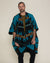 Grey Wolf Fabric Poncho | Men's