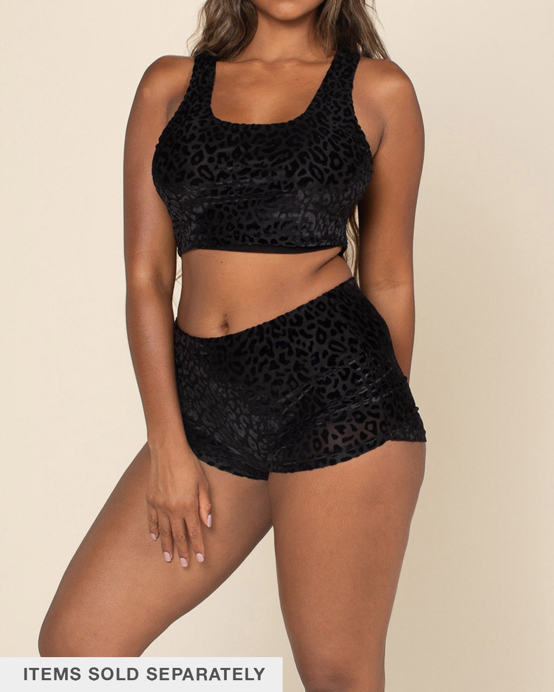 Black velvet booty shorts best sale