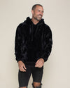 Men's Fur Hoodie | Black Panther