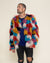 Men's Colorful Faux Fur Jacket | Butterfly