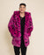 Pink Cheetah Classic Collector Edition Faux Fur Coat | Men's