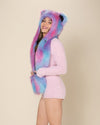 Cotton Candy Bear Collector Edition Faux Fur Hood | Women's