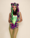 Neon Disco Kitty Collector Edition Faux Fur Hood | Women's