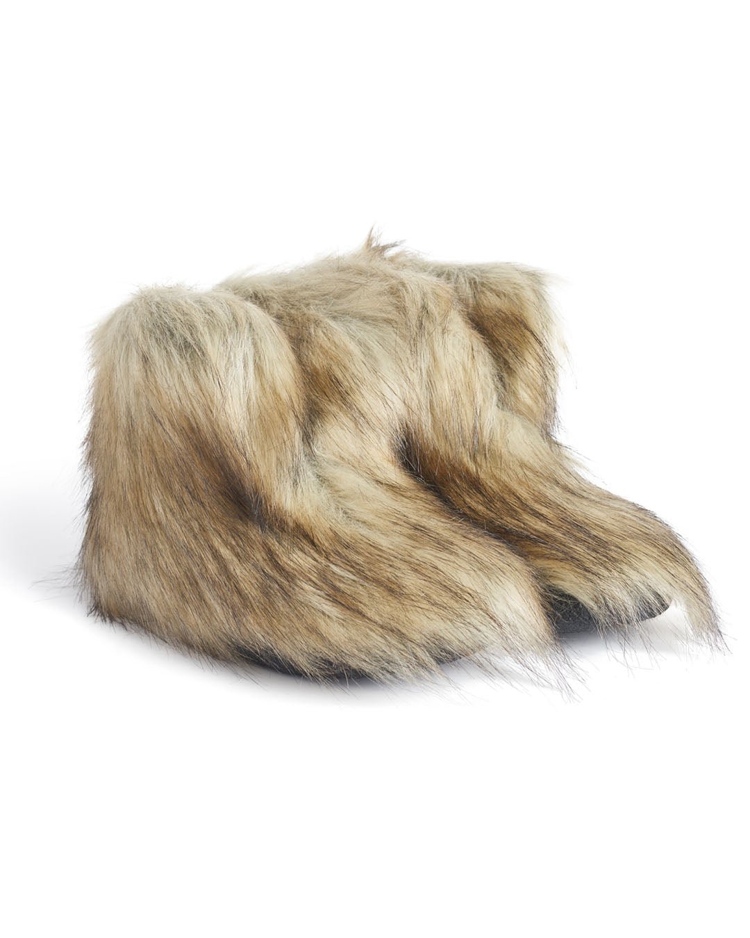 Mens furry slipper boots hotsell