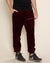 Burgundy Leopard ULTRA SOFT Faux Fur Sweatpants | Men's