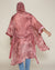 Rose Crocodile Hooded Burnout Velvet Kimono | Men's