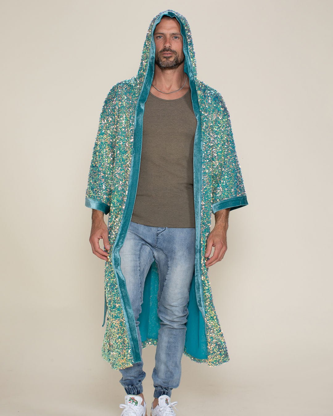 Men's Sequin Kimono | Firefly of the Sea