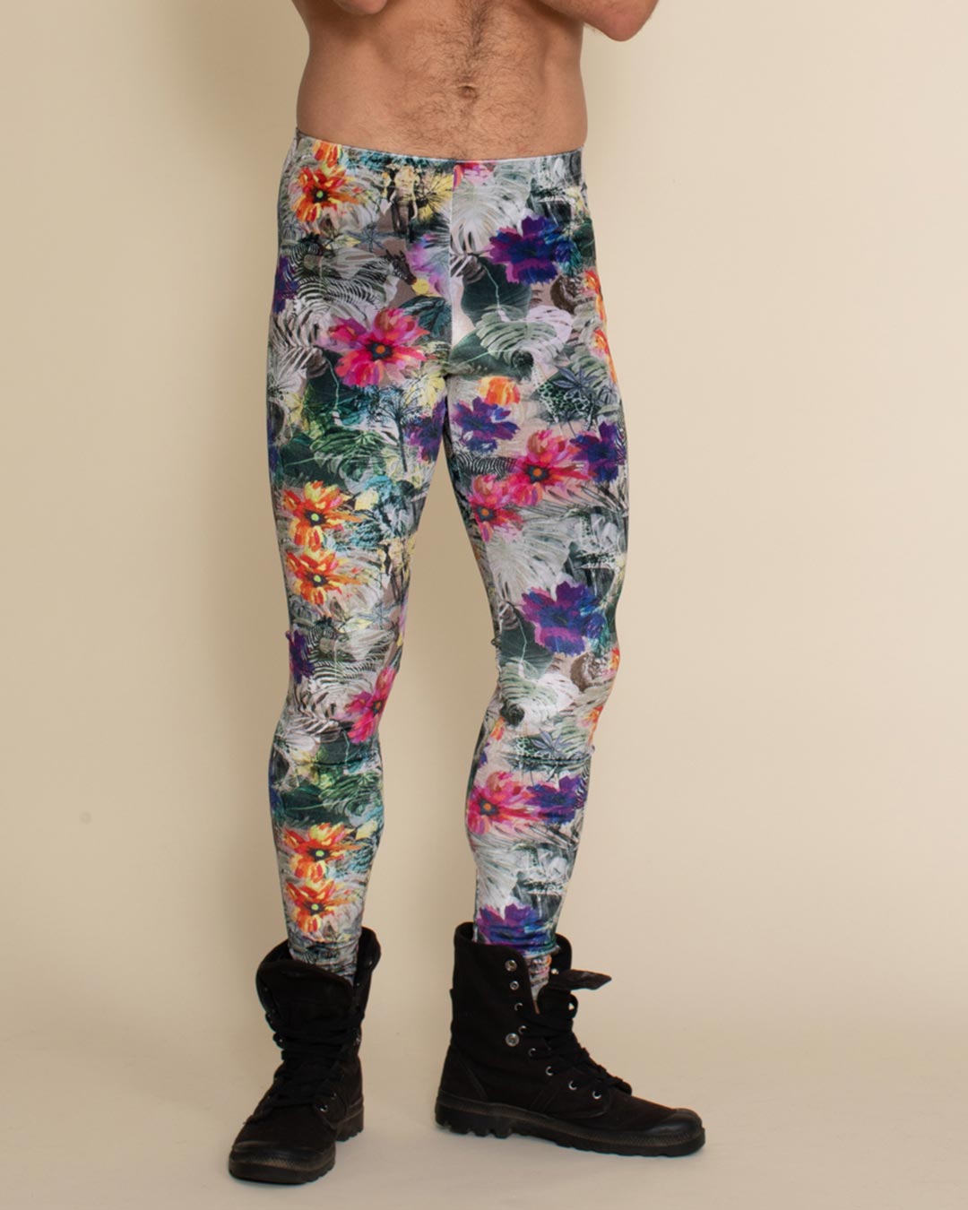 Safari Garden Velvet Leggings | Men's