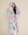 Hooded Women's Long Faux Fur Coat | Doll Party