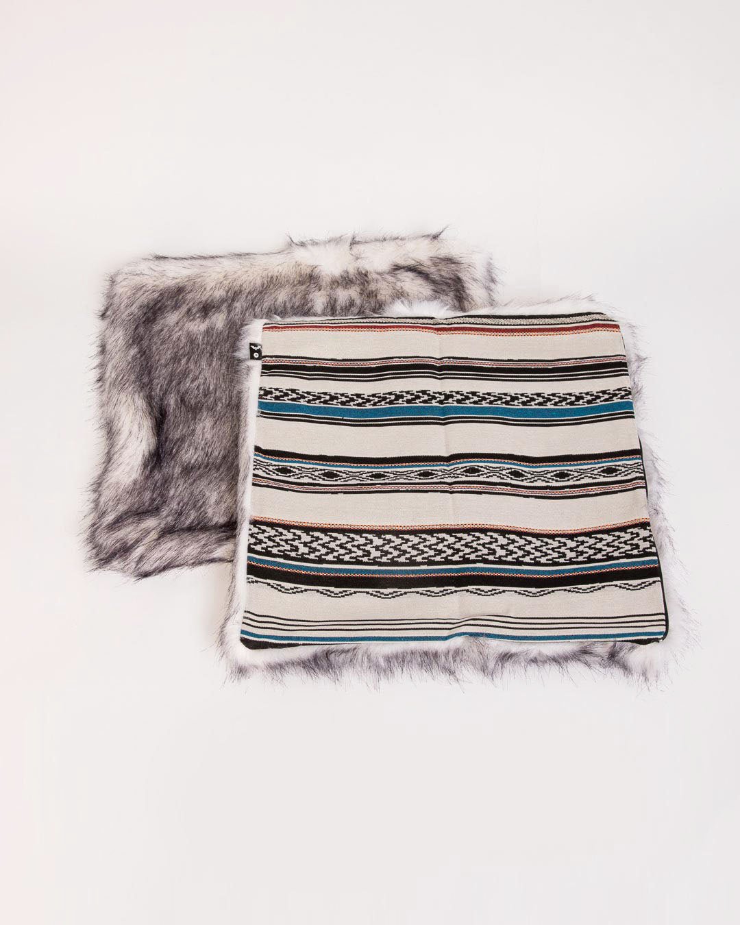 Husky Baja Faux Fur Pillow Covers  |  Set of 2