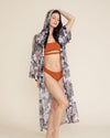 Women's Festival Kimono Mesh | Toile Leopard