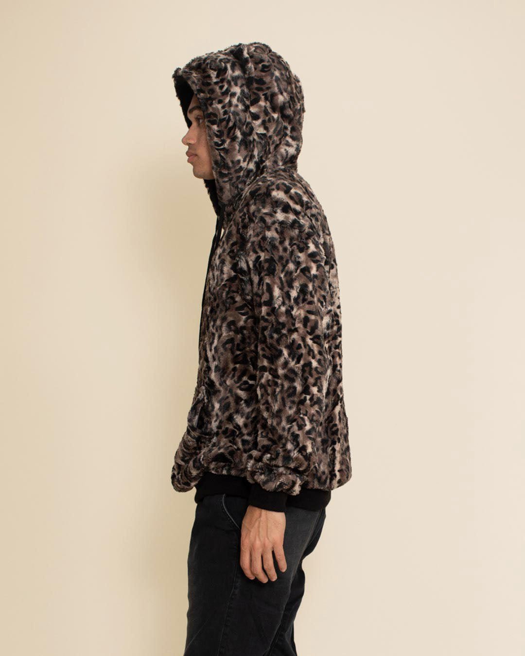 Faux fur hoodie urban outfitters best sale