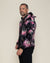 Classic Men's Fur Hoodie | Tie Dye Leopard