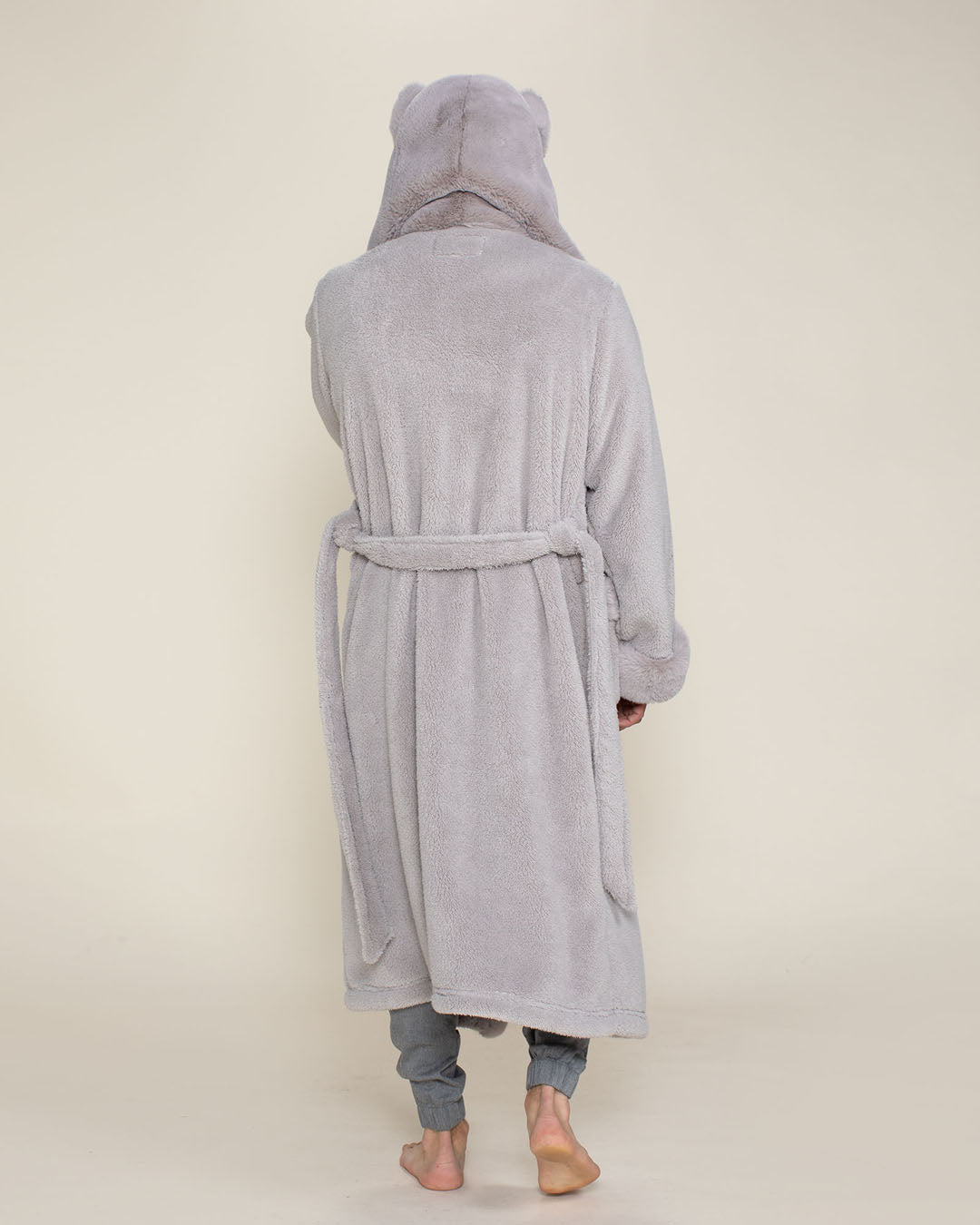 Classic Men's Luxury Grey Robe | Silver Fox