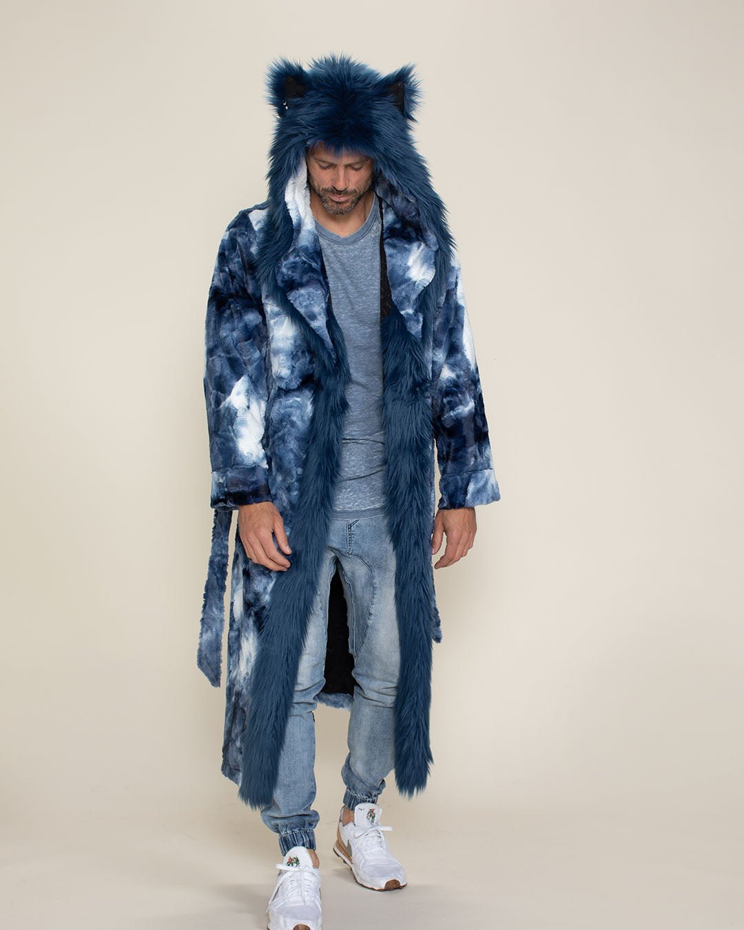 Water Wolf Classic Faux Fur Style Robe | Men's