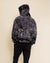 Men's Fur Hoodie | Tie Dye Blue Shark