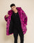 Pink Cheetah Classic Collector Edition Faux Fur Coat | Men's