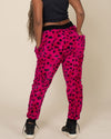 Pink Cheetah ULTRA SOFT Faux Fur Sweatpants | Women's