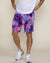 Cotton Candy Cat Ultra Soft Faux Fur Sweat Shorts | Men's