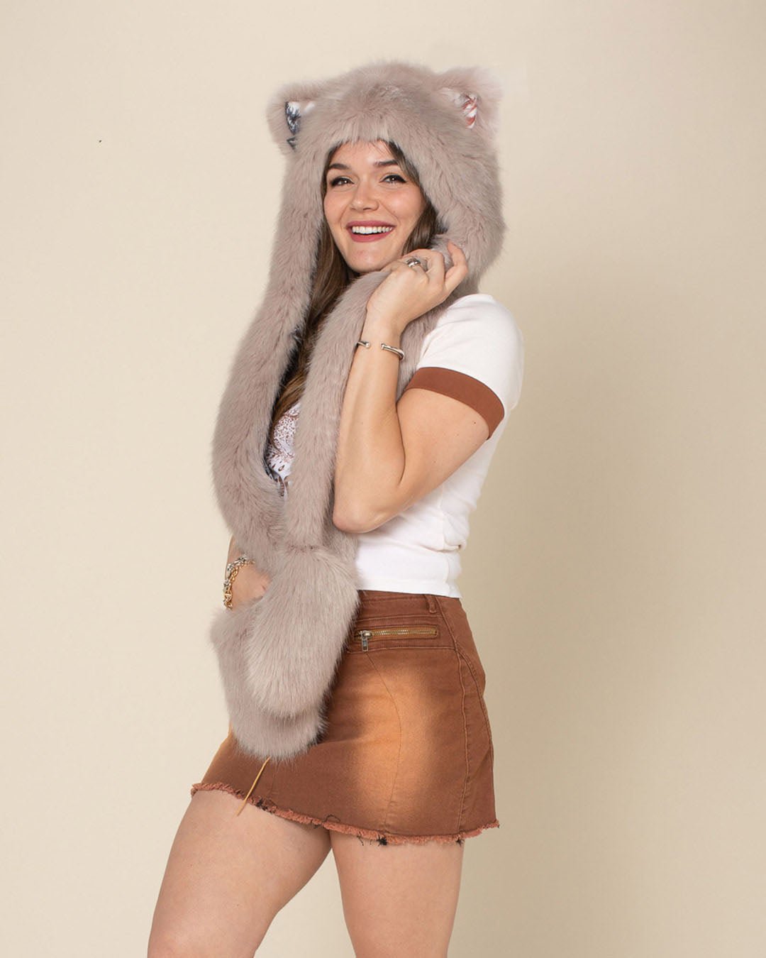 Toile Jungle Cat Collector Edition Luxe Faux Fur Hood | Women's