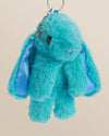 SpiritHoods Turquoise Bunny Faux Fur Keychain.