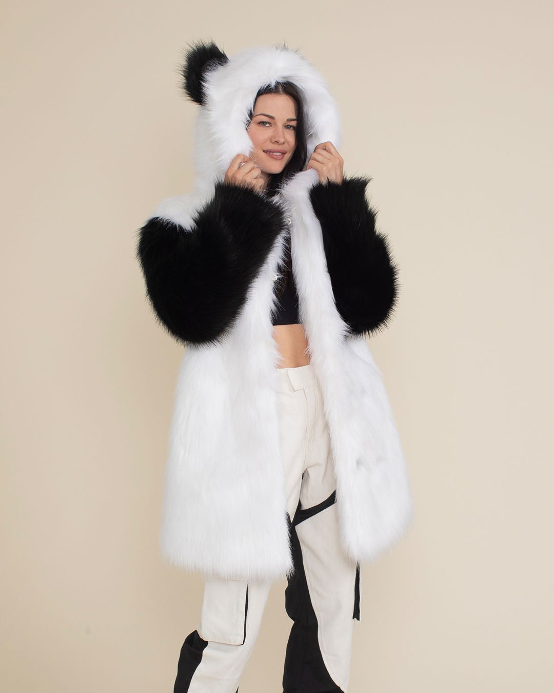 Panda Bear Classic Faux Fur Coat | Women's