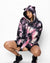 Classic Women's Fur Hoodie | Tie Dye Leopard