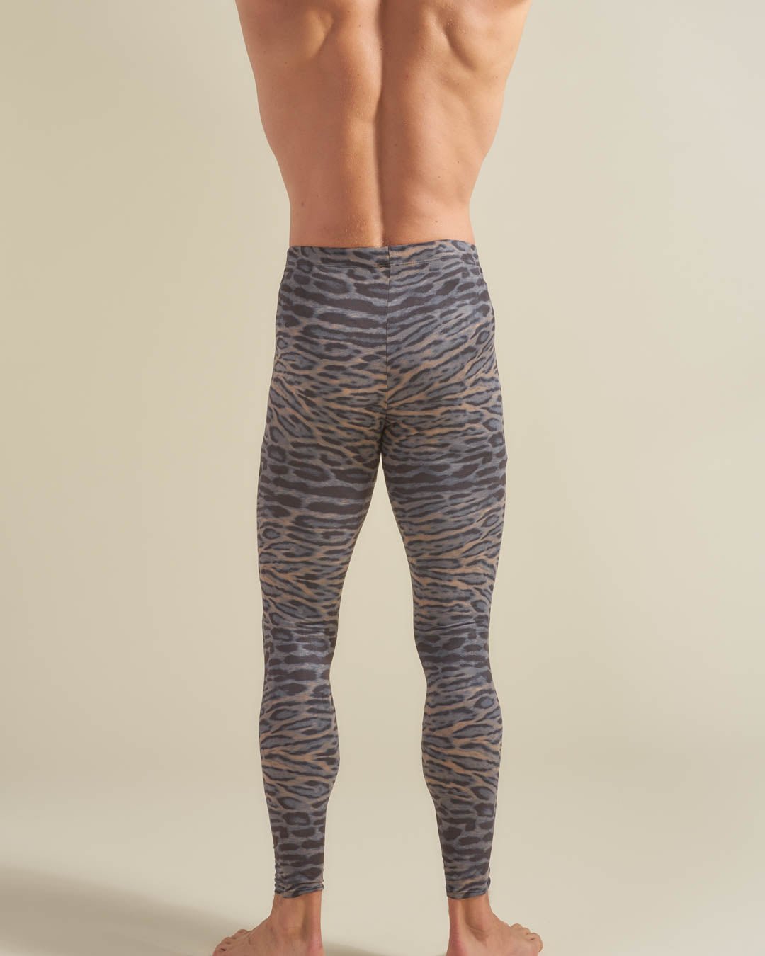 King Cheetah Faux Suede Leggings | Men's