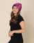 Raspberry Tiger Faux Fur Beanie | Women's