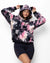 Classic Women's Fur Hoodie | Tie Dye Leopard