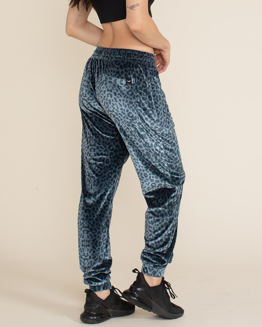 Black Panther Velvet Jogger | Women's