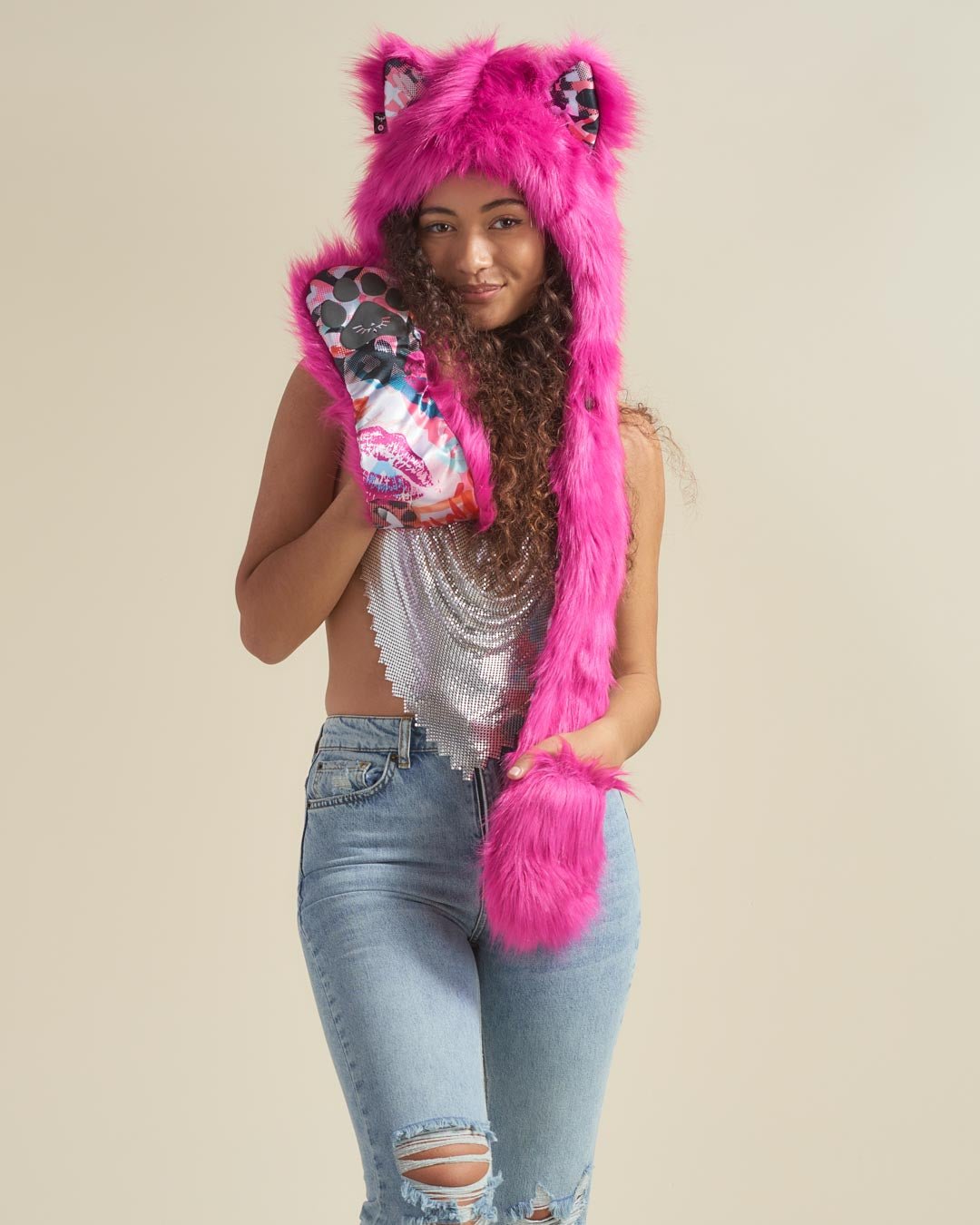 Lipstick Wolf Collector Edition Faux Fur Hood | Women's