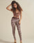 Zebra High-Waisted Velvet Leggings | Women's