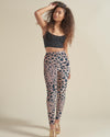 Giraffe High-Waisted Velvet Leggings | Women's