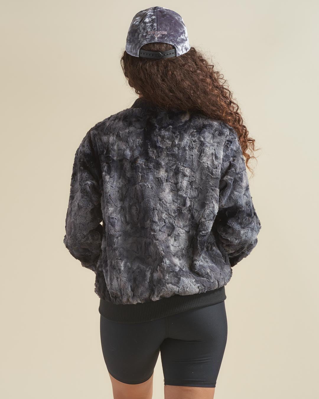 Women's Blue Faux Fur Jacket | Shark