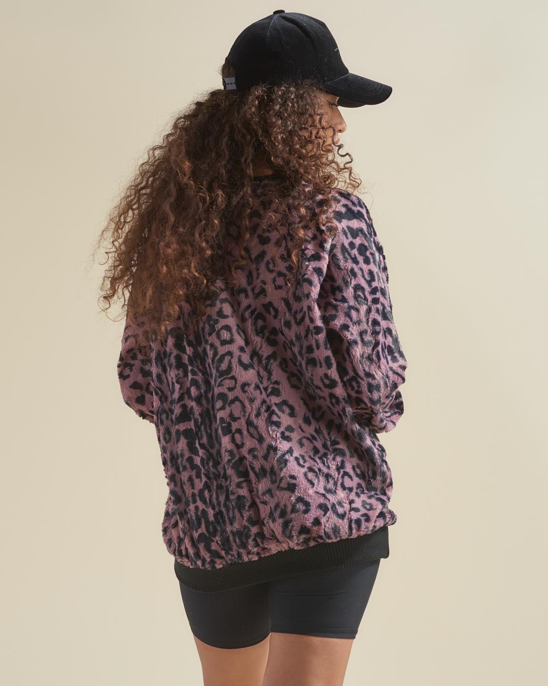 Lavender Leopard ULTRA SOFT Faux Fur Sweater | Women's