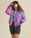 Women's Colorful Faux Fur Jacket | Cotton Candy Kitty